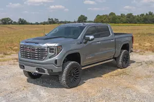 Rough Country - HS40010-G1C | Rough Country Hood Scoop GMC Sierra 1500 (2019-2024) | Light Steel Gray - Image 10