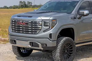 Rough Country - HS40010-G1C | Rough Country Hood Scoop GMC Sierra 1500 (2019-2024) | Light Steel Gray - Image 12