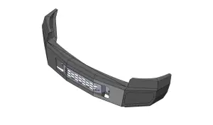 Flog Industries - FISD-C2535-0810F | Flog Steel Demon Series Base Front Bumper NO Parking Sensors (2008-2010 Silverado 2500 HD, 3500 HD) - Image 2