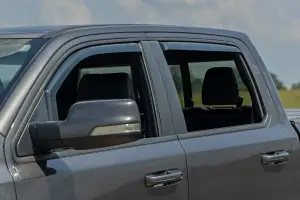 Rough Country - 841924 | Rough Country Side Window Deflectors In Channel Rain Guard For Ram 1500 (2019-2025) / 1500 TRX (2021-2024) - Image 6