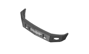 Flog Industries - FISDS-D2535-9402F | Flog Steel Demon Series Base Front Bumper (1994-2002 Ram 2500, 3500 Pickup) - Image 2