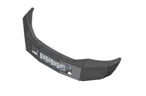 Flog Industries - FISD-D2535-0609F | Flog Steel Demon Series Base Front Bumper (2006-2009 Ram 2500, 3500 Pickup) - Image 2