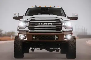 Flog Industries - FISD-D2535-2019+F | Flog Steel Demon Series Base Front Bumper (2019-2024 Ram 2500, 3500 Pickup) - Image 3