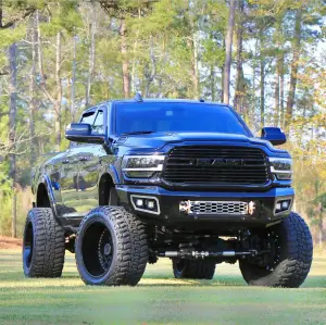 Flog Industries - FISD-D2535-2019+F | Flog Steel Demon Series Base Front Bumper (2019-2024 Ram 2500, 3500 Pickup) - Image 5