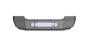 FISD-F2535-0507F | Flog Steel Demon Series Base Front Bumper (2005-2007 F250, F350 Super Duty)