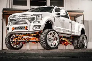 Flog Industries - FISD-F4555-1719F | Flog Steel Demon Series Base Front Bumper NO Adaptive Cruise (2017-2019 F450, F550 Super Duty) - Image 4