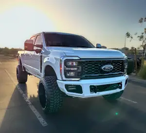 Flog Industries - FISD-F2535-2327F-S | Flog Steel Demon Series Base Front Bumper NO Adaptive Cruise WITH Parking Sensors (2023-2025 F250, F350 Super Duty) - Image 3