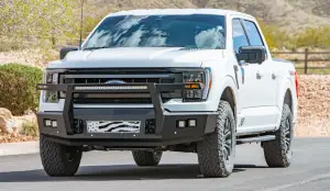 Flog Industries - FISDS-F1500-21+F-S | Flog Steel Demon Series Base Front Bumper NO Adaptive Cruise With Parking Sensors(2021-2024 F150 Pickup) - Image 4