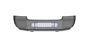 Flog Industries - FISD-G2535-1114F | Flog Steel Demon Series Base Front Bumper NO Parking Sensors (2011-2014 Sierra 2500, 3500) - Image 1