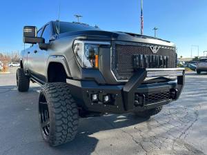 Flog Industries - FISD-G2535-2428F-S | Flog Steel Demon Series Base Front Bumper WITH Parking Sensors (2024 Sierra 2500, 3500) - Image 3