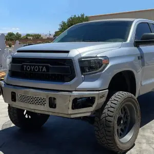 Flog Industries - FISDS-T1500-1421F-S | Flog Steel Demon Series Base Front Bumper WITH Parking Sensors (2014-2021 Tundra) - Image 4