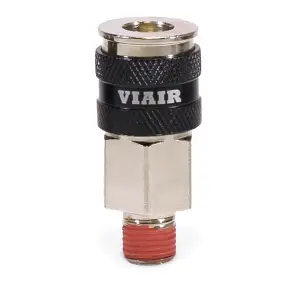 92865 | VIAIR Automatic Quick Connect Coupler | 1/4" (M), With VIAIR Logo