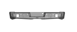 FIDS-C2535-0810R | Flog Steel Demon Series Base Rear Bumper NO Parking Sensors (2008-2010 Silverado 2500, 3500)