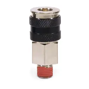 92869 | VIAIR Automatic Quick Connect Coupler | 1/4" (M), Without VIAIR Logo