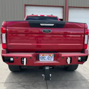 Flog Industries - FIDS-F2545-1722R-S | Flog Steel Demon Series Base Rear Bumper WITH Parking Sensors (2017-202022 F250, F350, F450 Super Duty) - Image 6