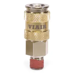 92873 | VIAIR High Flow Automatic Quick Connect Coupler | 1/4" (M), With VIAIR Logo