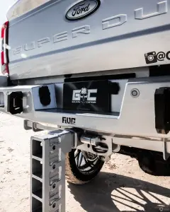 Flog Industries - FIDS-F2545-2327R-S | Flog Steel Demon Series Base Rear Bumper WITH Parking Sensors (2023-2025 F250, F350, F450 Super Duty) - Image 3