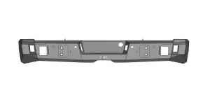 Flog Industries - FIDS-G2535-2023R-S | Flog Steel Demon Series Base Rear Bumper WITH Parking Sensors (2020-2023 Sierra 2500, 3500) - Image 1