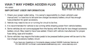 VIAIR - 92935 | VIAIR 7 Way Power Access Connector To 2 Pin SAE 12V Power Source - Image 4