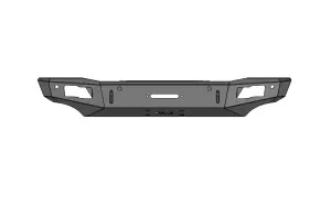 FIRD-FBRNC-2021+F | Flog Rock Demon Series Front Bumper NO Parking Sensors (2021-2024 Bronco)