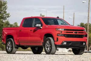 Rough Country - 22630RED | Rough Country 3.5 Inch Lift Kit With Red Control Arms Struts Spacers / N3 Rear Shocks (2019-2025 Sierra 1500 2WD/4WD | Multi Leaf Springs) - Image 8