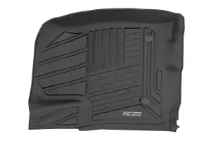 Rough Country - FF-2161 | Rough Country Flex-Fit Floor Mats For Crew Cab Chevrolet Silverado/GMC Sierra 1500/2500 HD/3500 HD (2019-2024) | Front, Front Bucket - Image 5