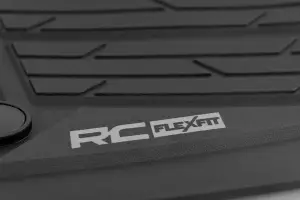 Rough Country - FF-2161 | Rough Country Flex-Fit Floor Mats For Crew Cab Chevrolet Silverado/GMC Sierra 1500/2500 HD/3500 HD (2019-2024) | Front, Front Bucket - Image 6