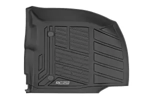 Rough Country - FF-2161 | Rough Country Flex-Fit Floor Mats For Crew Cab Chevrolet Silverado/GMC Sierra 1500/2500 HD/3500 HD (2019-2024) | Front, Front Bucket - Image 7