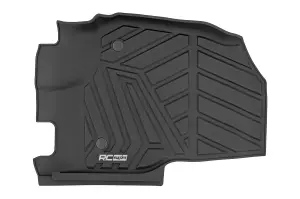 Rough Country - FF-5171 | Rough Country Flex-Fit Floor Mats For Ford F-250 / F-350 Super Duty (2017-2024) | Front - Image 8