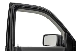 Rough Country - 840924 | Rough Country Side Window Deflectors In Channel Rain Guard For Crew Cab Ram 1500 (2009-2018) / 2500 & 3500 (2010-2024) - Image 2