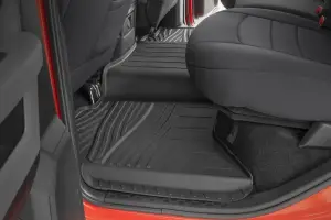 Rough Country - FF-31213 | Rough Country Flex-Fit Floor Mats For Ram 1500 (2012-2018) / Ram 1500 Classic (2019-2024) | Front & Rear - Image 4