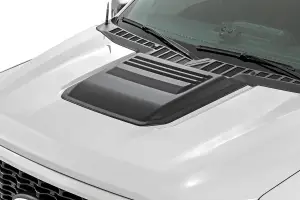 Rough Country - HS30010 | Rough Country Hood Scoop For Ford F-150 (2021-2024) | Flat Black - Image 3