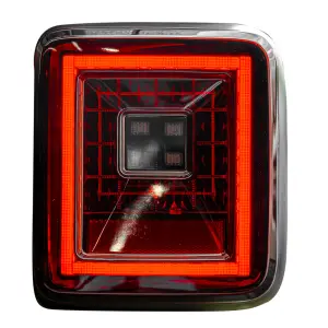 Recon Truck Accessories - 264237RBK | Recon (Replaces Factory OEM Halogen ONLY) Tail Lights OLED Dark Red Smoked (2018-2024 Jeep Wrangler JL | 2018-2024 Jeep Wrangler JL Unlimited) - Image 3