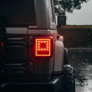 Recon Truck Accessories - 264237BK | Recon (Replaces Factory OEM Halogen ONLY) Tail Lights OLED Smoked (2018-2024 Jeep Wrangler JL | 2018-2024 Jeep Wrangler JL Unlimited) - Image 3