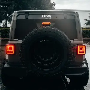 Recon Truck Accessories - 264237BK | Recon (Replaces Factory OEM Halogen ONLY) Tail Lights OLED Smoked (2018-2024 Jeep Wrangler JL | 2018-2024 Jeep Wrangler JL Unlimited) - Image 5