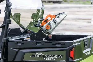 Rough Country - 93195 | Rough Country Bed Side Mount Chainsaw Carrier For Polaris Ranger (2013-2024) - Image 6