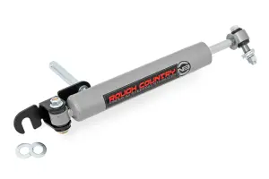 8730130 | Rough Country N3 Steering Stabilizer (2016-2025 Silverado, Sierra 2500 HD, 3500 HD 2WD/4WD)