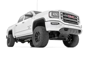 Rough Country - 11650 | Rough Country 7 Inch Lift Kit Vertex Coilovers / Vertex Rear Shocks  (2016-2018 Silverado, Sierra 1500 4WD | With Stamped Steel Factory Lower Control Arms) - Image 2