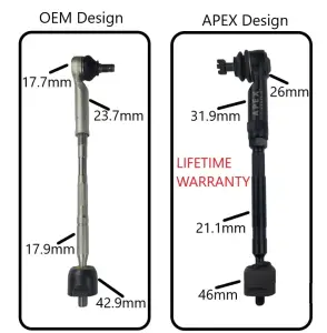 Apex Chassis - KIT400 | Apex Chassis Tie Road Kit For Toyota Tacoma (2005-2023) | Front - Image 5