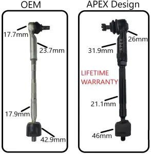 Apex Chassis - KIT410 | Apex Chassis Tie Road Kit For Toyota 4Runner (2010-2023) | Front - Image 3