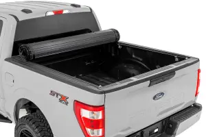 Rough Country - 50221550 | Rough Country Hard Roll Up Bed Cover For Ford F-150 (2015-2024) / F-150 Lightning (2022-2024) | 5'7" Bed - Image 3