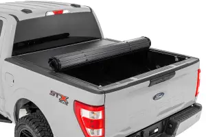 Rough Country - 50221550 | Rough Country Hard Roll Up Bed Cover For Ford F-150 (2015-2024) / F-150 Lightning (2022-2024) | 5'7" Bed - Image 4