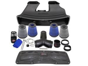 52-12352-C | AFE Power Black Series Stage-2 Carbon Fiber Cold Air Intake System w/ Pro 5R Filter 2012-2016 911 (991) H6-3.4L/3.8L