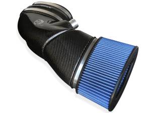 aFe Power - 54-31662-C | AFE Power Black Series Stage-2 Carbon Fiber Cold Air Intake System w/ Pro 5R Filter 2008-2013 M3 (E90/92/93) V8-4.0L S65 - Image 2