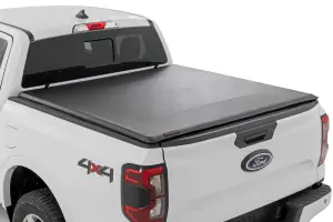 42219550 | Rough Country Soft Roll Up Bed Cover (2024-2025 Ranger 2WD/4WD | 5' Bed)