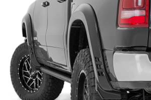 Rough Country - F-D319201 | Rough Country SF1 Fender Flares For Ram 1500 2/4WD (2019-2024) | Flat Black - Image 2