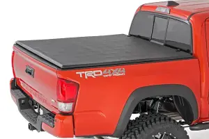 Rough Country - 41716501 | Rough Country Soft Tri-Fold Bed Cover (2016-2023 Tacoma 2WD/4WD | 5' Bed) - Image 2