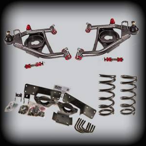 DJM Suspension - DJM2555-46 | DJM Suspension 4 Inch Front / 6 Inch Rear Lowering Kit (1988-1998 C1500 Pickup 2WD) - Image 1