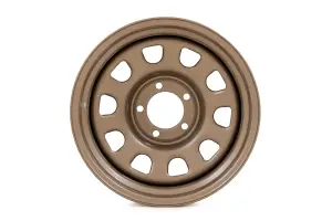 RC51-5165B | Rough Country Steel Wheel Bronze | 15x10 | 5x4.5 | 3.30 Bore | -39mm