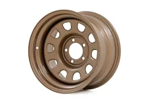 RC51-7873B | Rough Country Steel Wheel Bronze | 17x9 | 5x5 | 3.30 Bore | -12